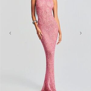 Retrofete Pink Maxi Dress